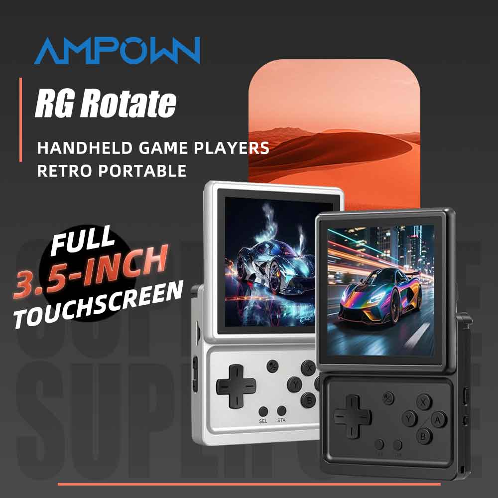 Retro Gaming Emulator Console - ANBERNIC RG Rotate Android Handheld Game