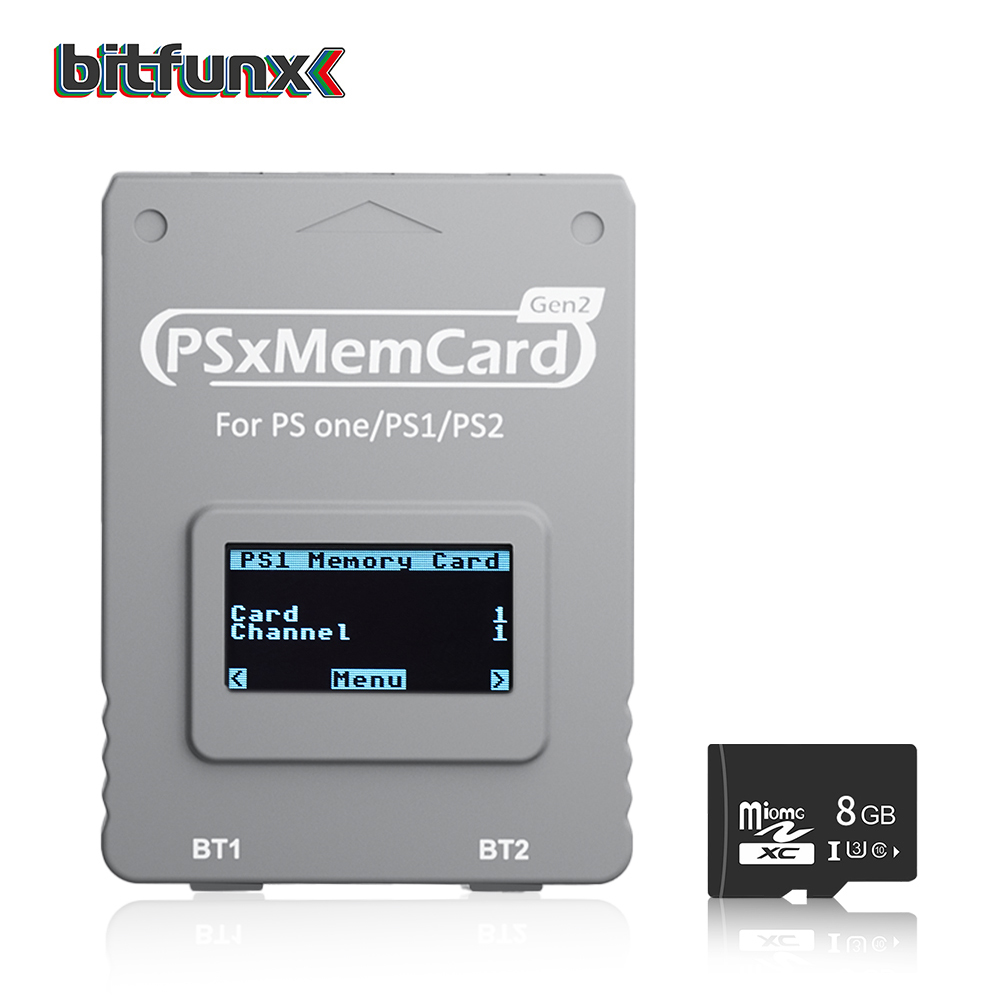 Retro Gaming Usb Stick - Bitfunx PSxMemCard Gen2 Store Game Saves