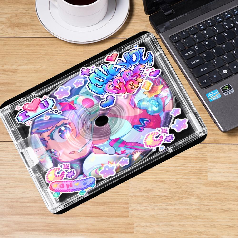 Retro Gaming Laptop - Retro Anime Music Compact Disc Disc