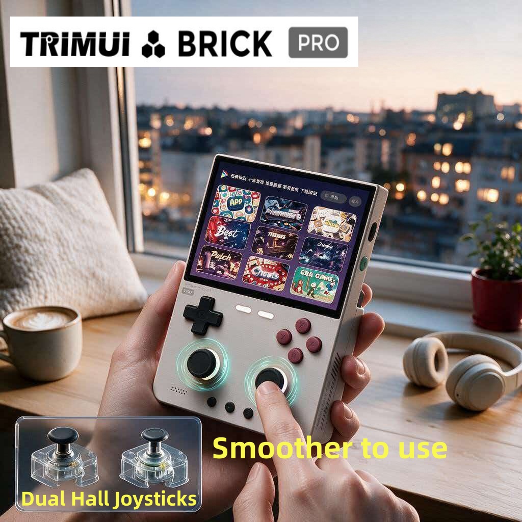 Retro Gaming Arcade Console - NEW TRIMUI BRICK PRO Handheld Game