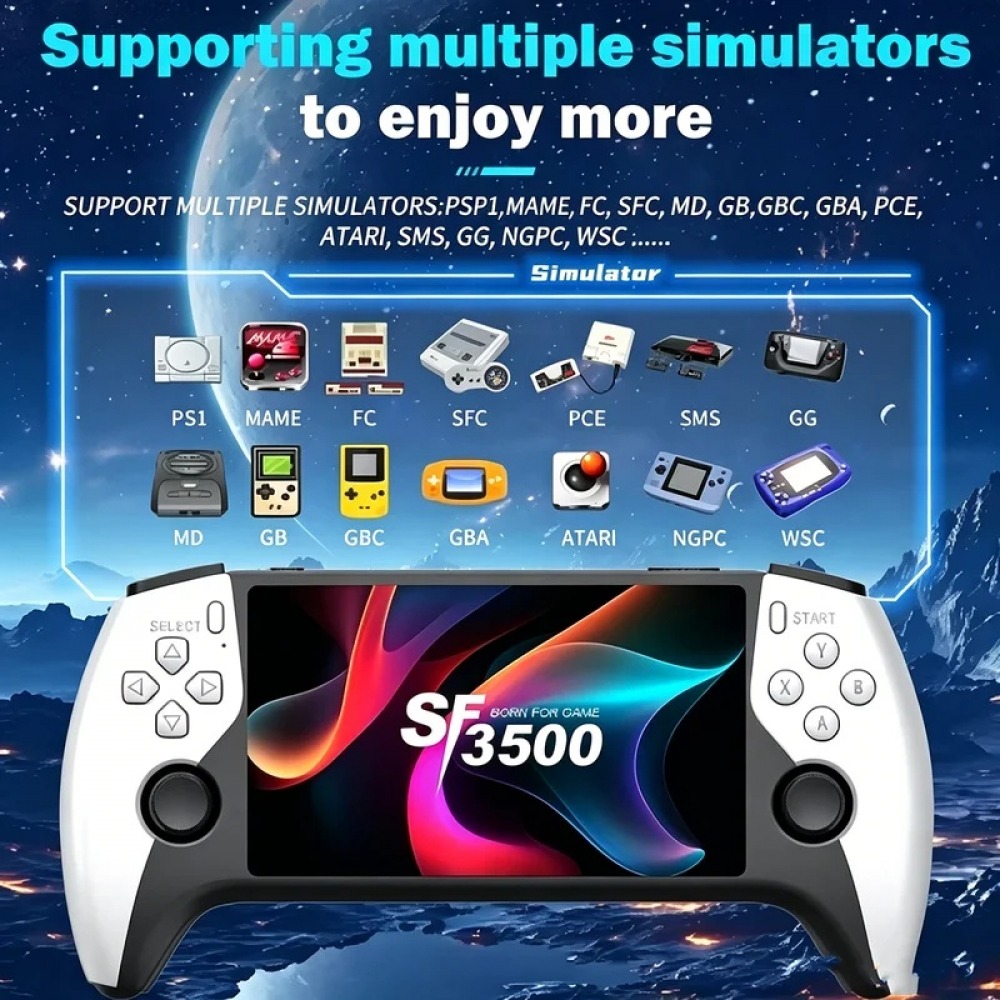 Retro Gaming Apk - SF3500 5 inch Handheld Game Console