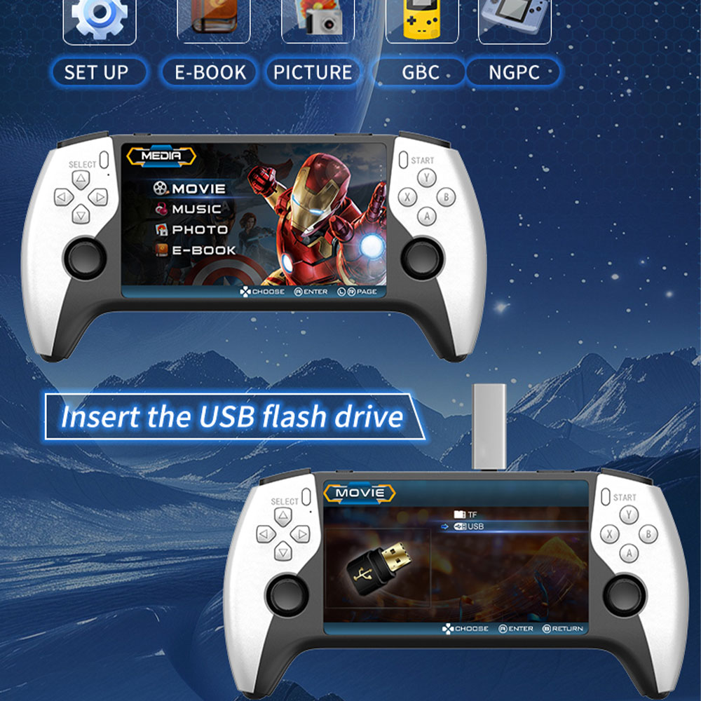 2026 New SF3500 5 Inch Handhel - đánh giá và giá Retro Gaming Emulator Console