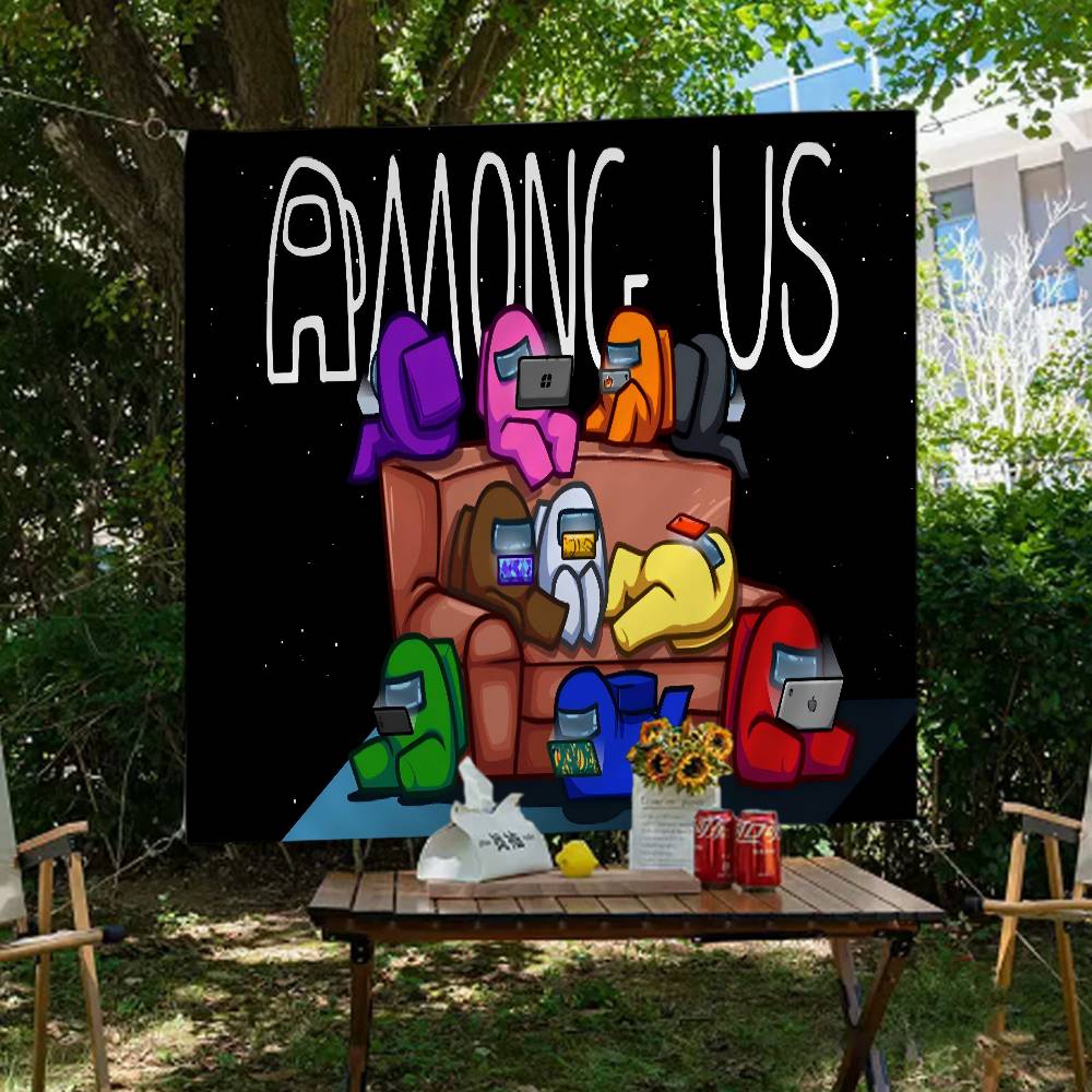 Cartoon Game A-Among-US Retro  - đánh giá và giá Retro Gaming Banner