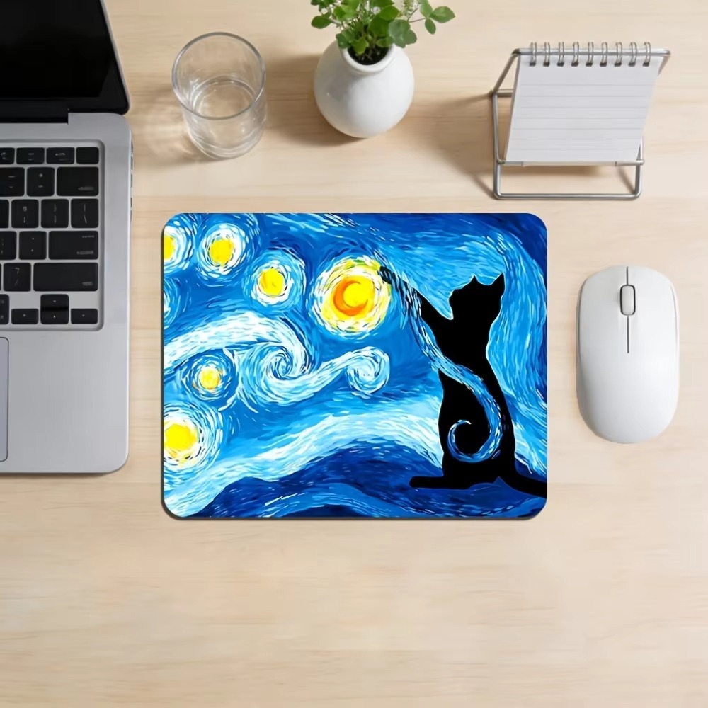 CIFBUY Starry Cat Mouse Pad Wa - đánh giá và giá Retro Gaming Keyboard And Mouse