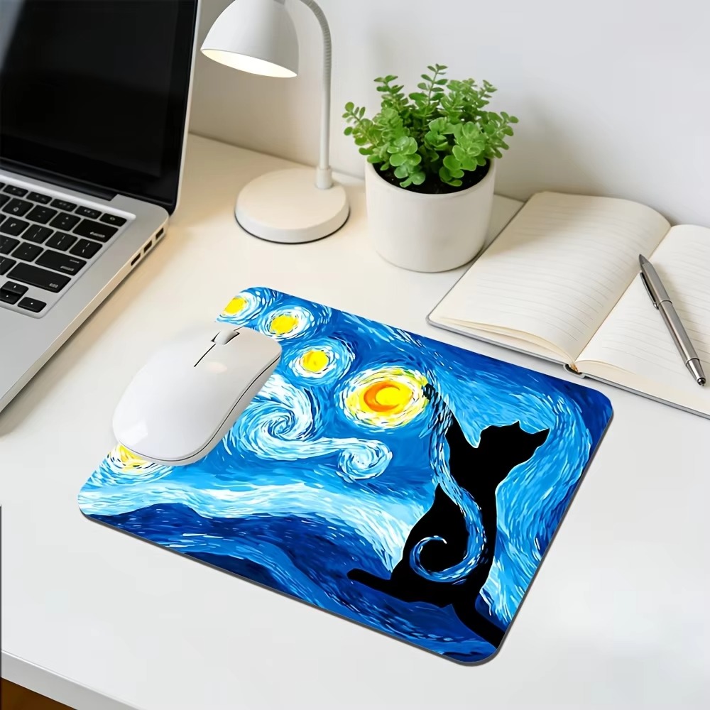 CIFBUY Starry Cat Mouse Pad Wa - đánh giá và giá Retro Gaming Keyboard And Mouse