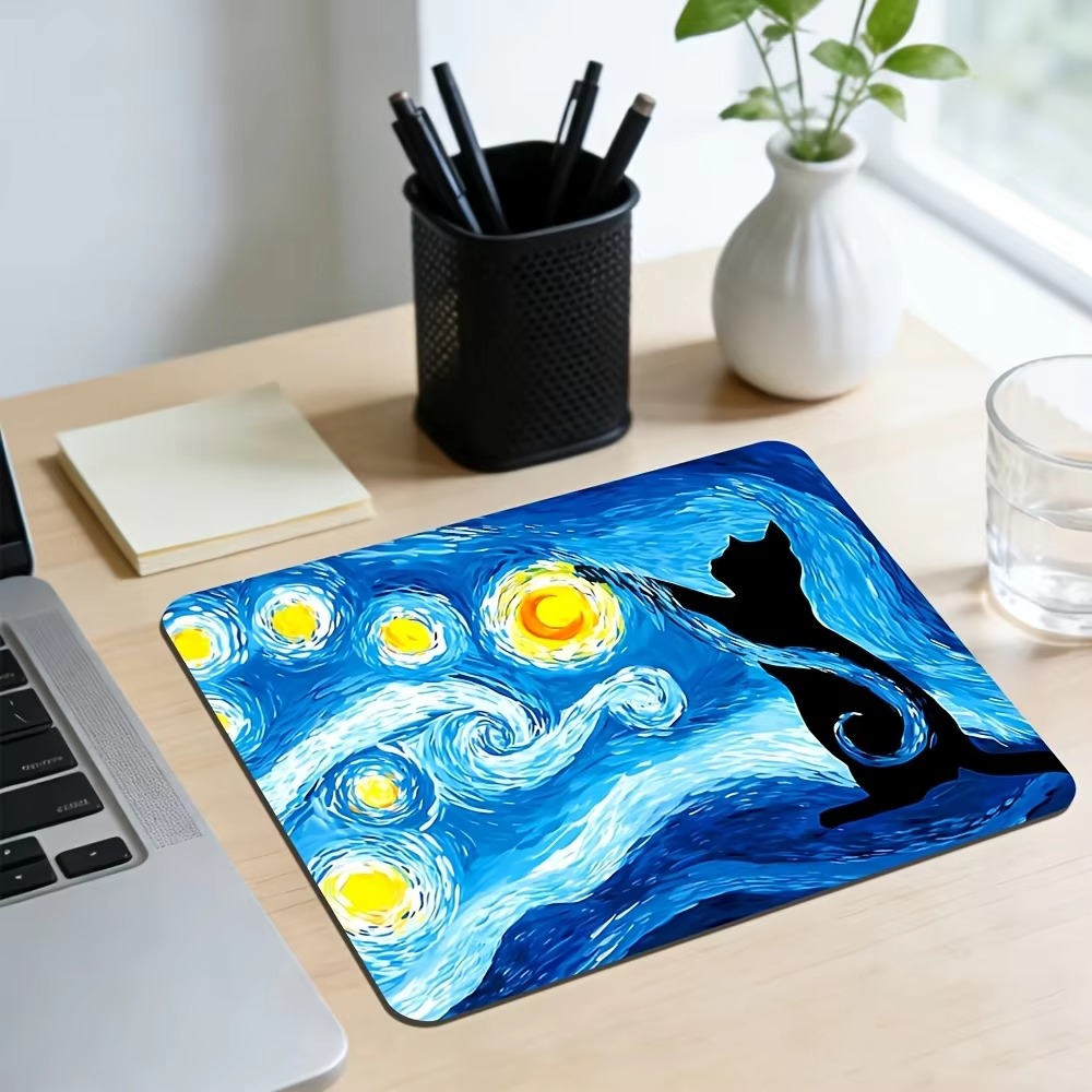 CIFBUY Starry Cat Mouse Pad Wa - đánh giá và giá Retro Gaming Keyboard And Mouse