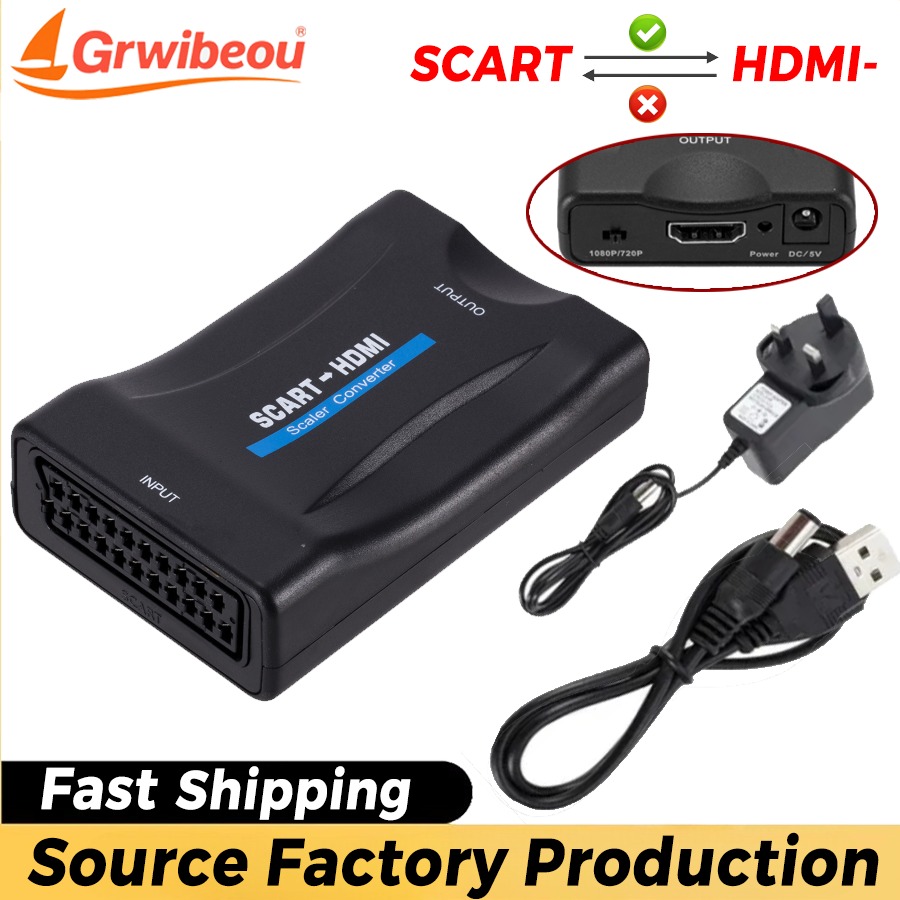 1080P SCART To HDMI-compatible - đánh giá và giá Scart To Hdmi