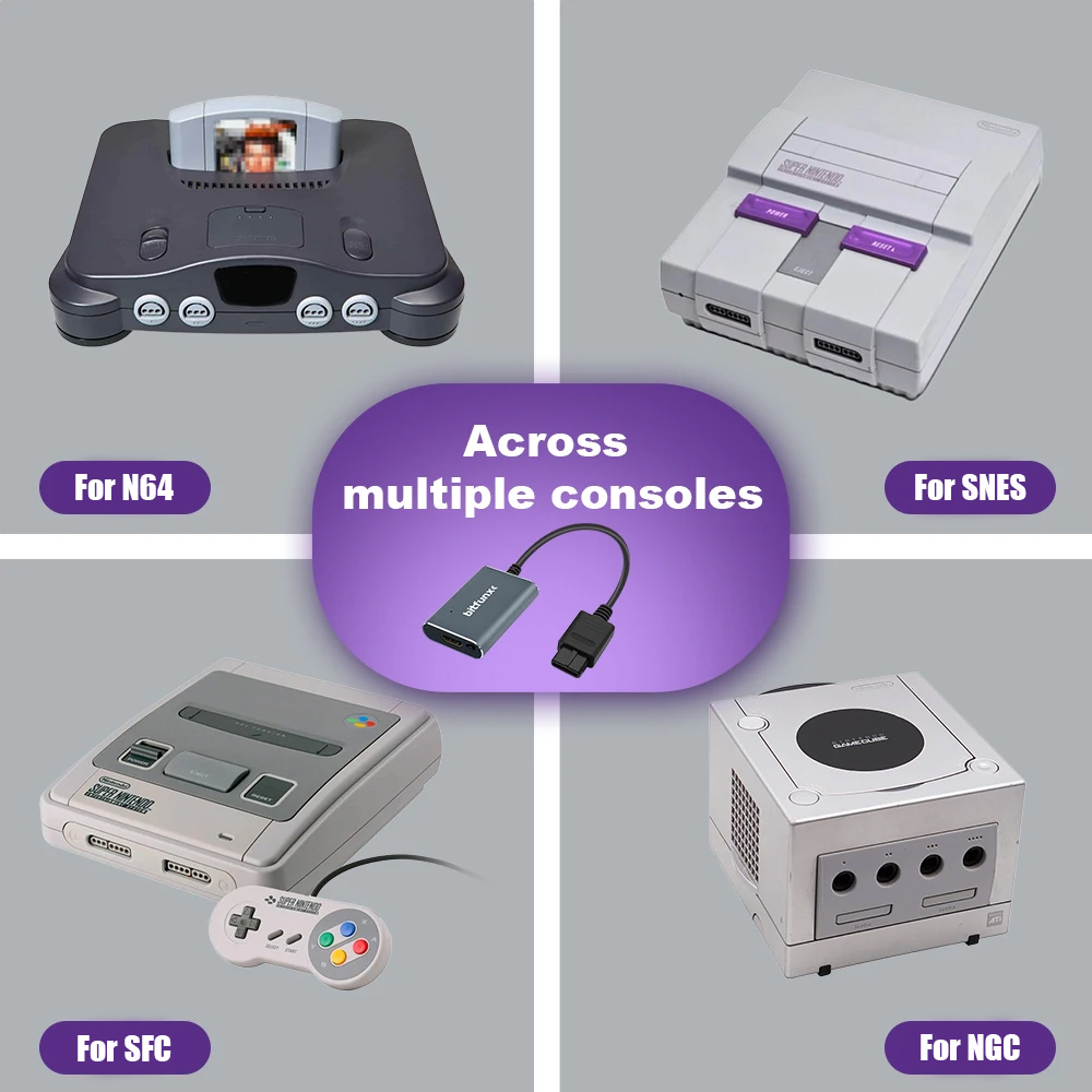 Bitfunx 720P Svideo / AV To HD - đánh giá và giá Retro Gaming Emulator Console
