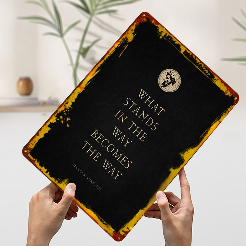 Marcus Aurelius Quote Tinplate - đánh giá và giá Retro Gaming Quotes