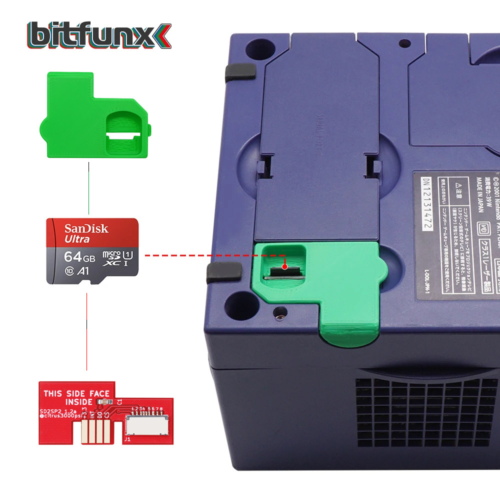 Bitfunx 3D Pinted SD2SP2 Cover - đánh giá và giá Retro Gaming Usb Stick