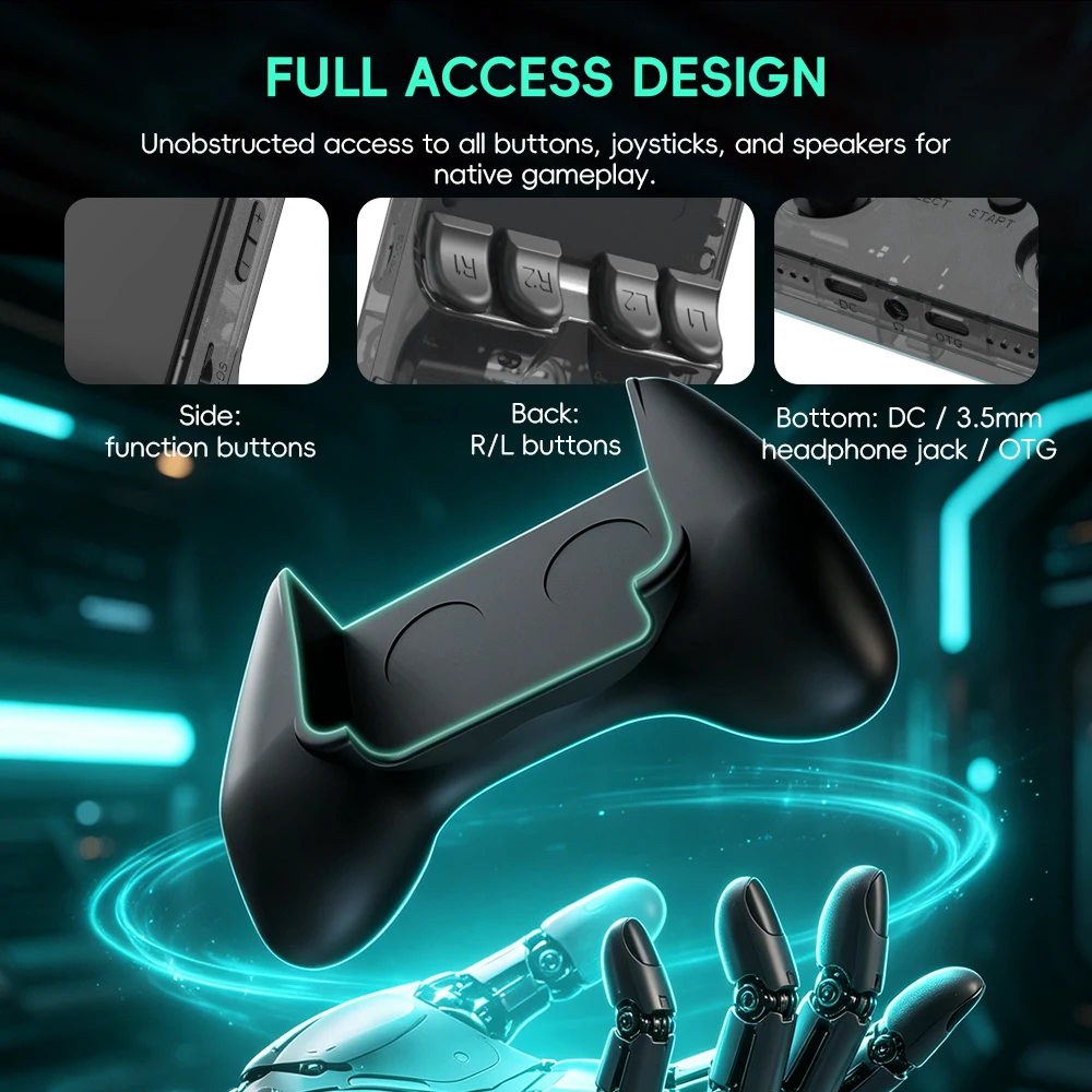 Data Frog R36S Game Grip Ergon - đánh giá và giá Retro Gaming Apk
