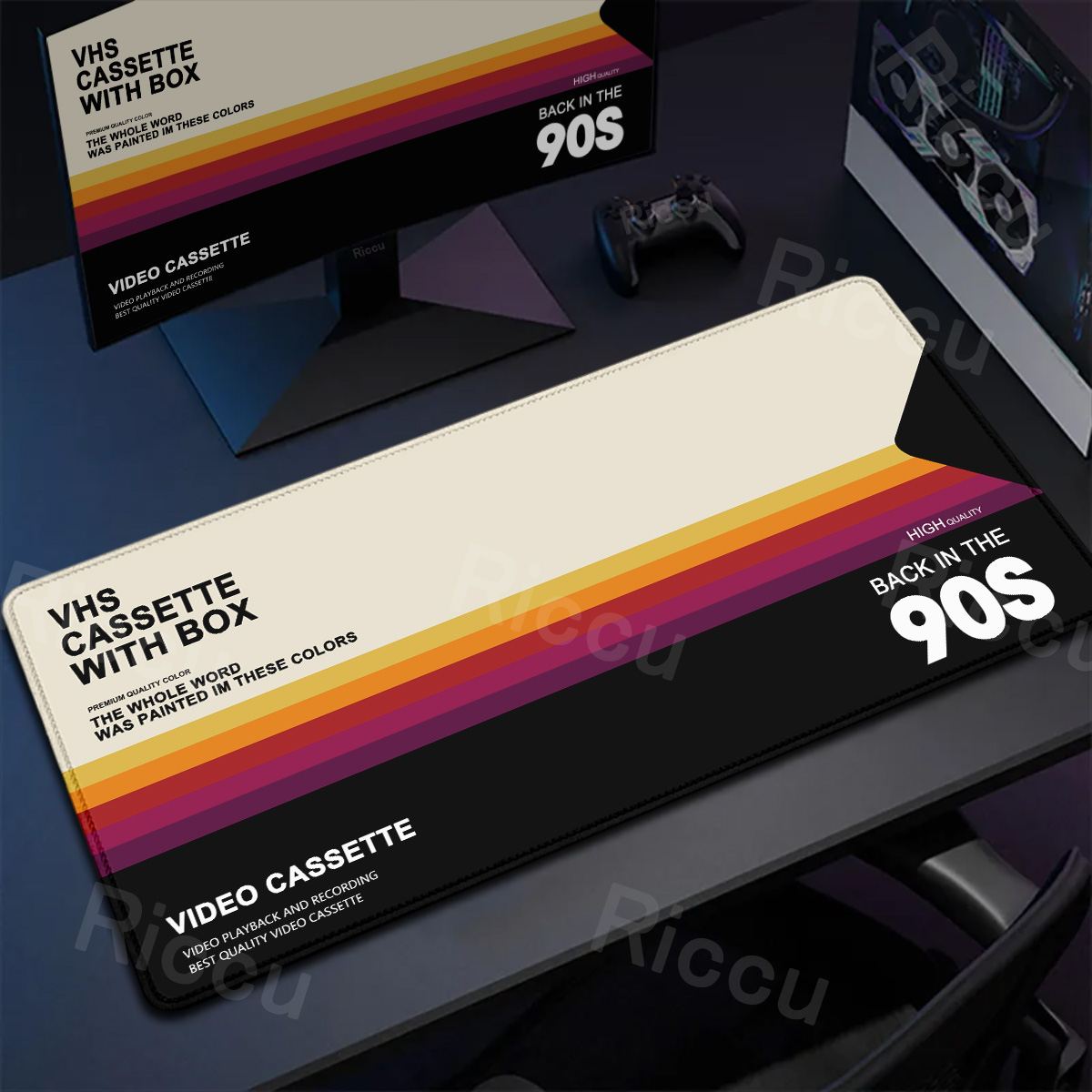 Retro VHS Style Mouse Pad Xxl  - đánh giá và giá Retro Gaming Keyboard And Mouse