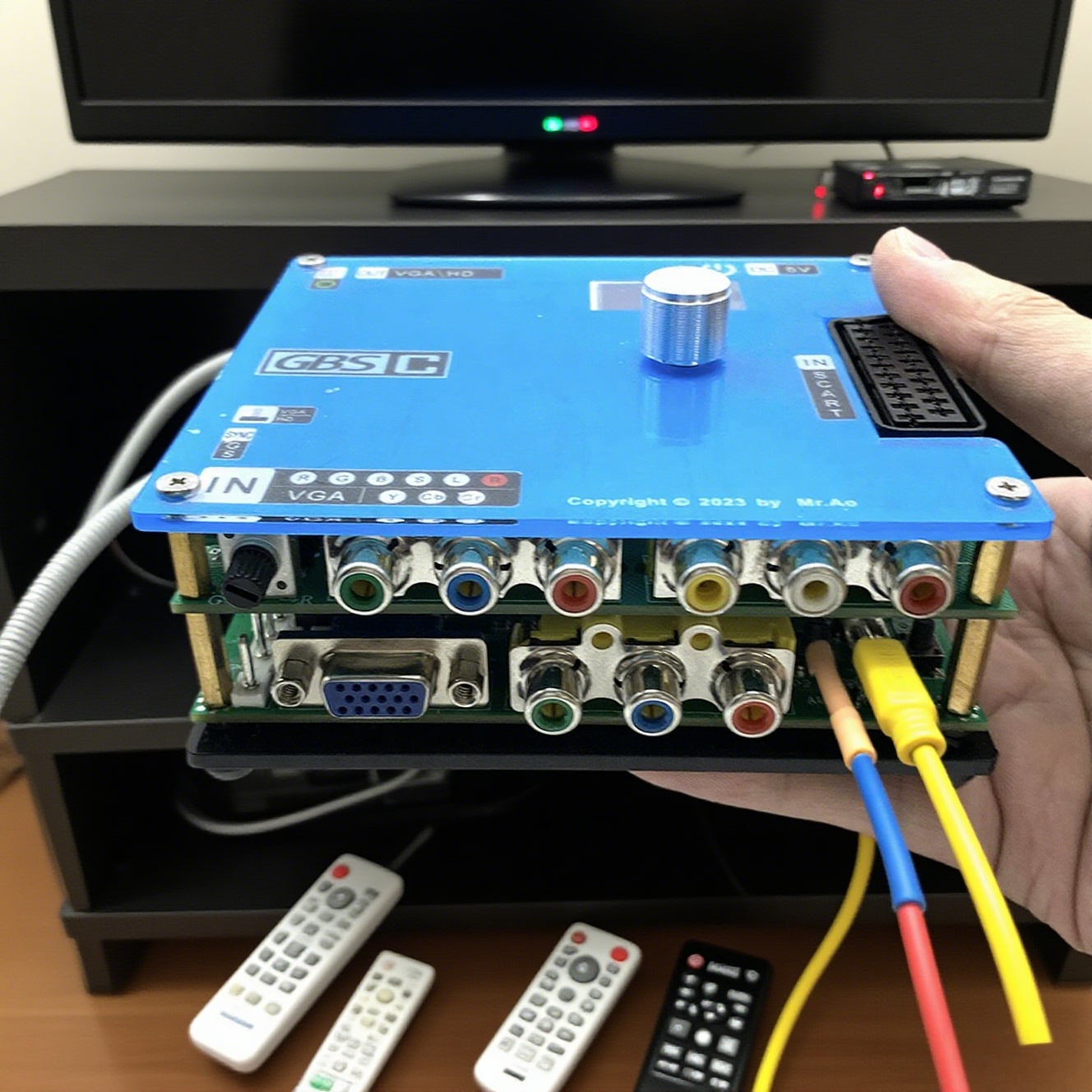 GBS Control Video Game Signal  - đánh giá và giá Scart To Hdmi