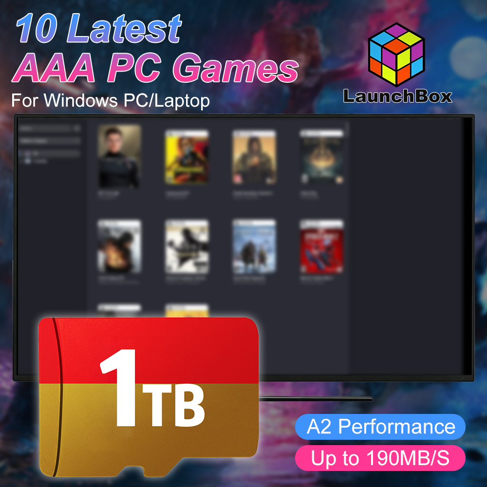 JMachen 1TB Game TF Card Built - đánh giá và giá Retro Gaming Laptop