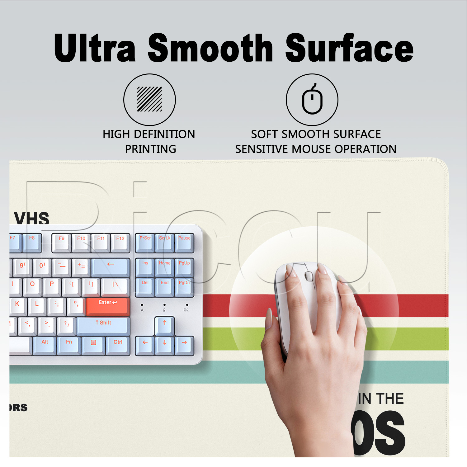 Mouse Pad Retro VHS Style PC G - đánh giá và giá Retro Gaming Keyboard And Mouse