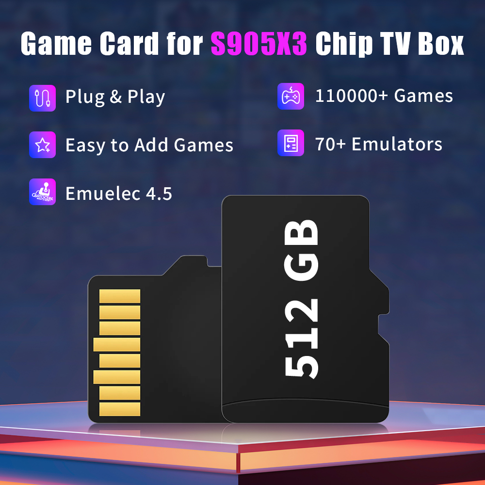 Game TF Card for S905X3 Chip T - đánh giá và giá Retro Gaming Apk