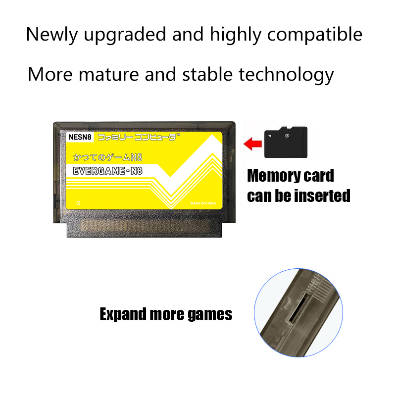 REMANK EVERGAME N8 NES Cartrid - đánh giá và giá Retro Gaming Station