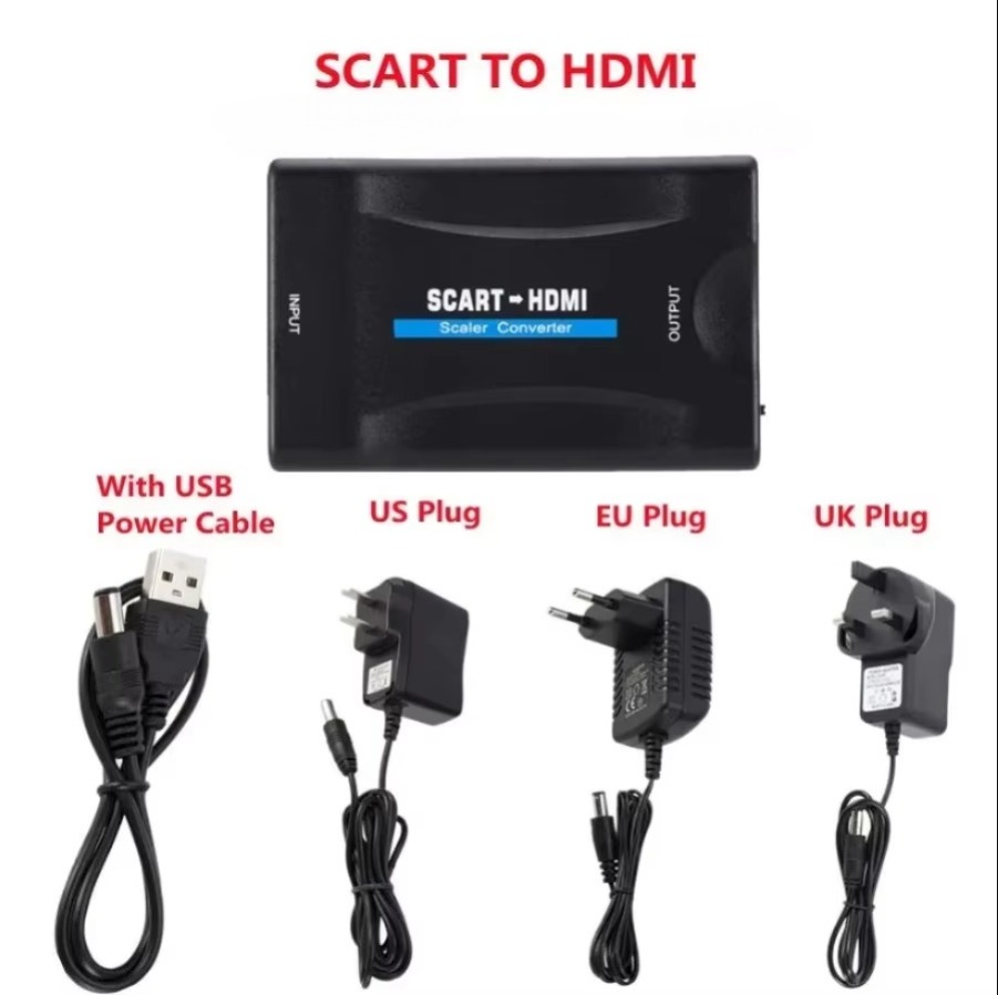 Full HD 1080P SCART to HDMI-co - đánh giá và giá Scart To Hdmi